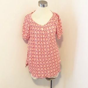 Jaclyn Smith Rayon Crepe Paper Blouse